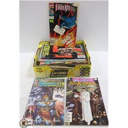 BOX OF ASSORTED COMICS