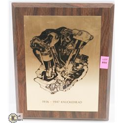 1936-1947 HARLEY DAVIDSON KNUCKHEAD PLAQUE