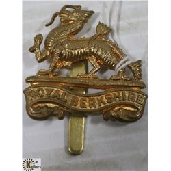 WW2 ROYAL BERKSHIRE DRAGON CAP BADGE