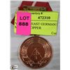 Image 1 : VINTAGE EAST GERMAN ENGINEERS MEDAL COPPER