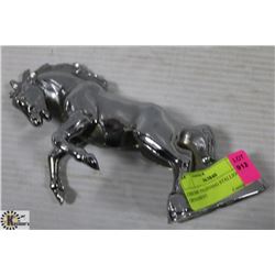 CHROME FIGHTING STALLION HOOD ORNAMENT