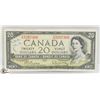 Image 1 : 1954 CANADIAN $20 DOLLAR BILL