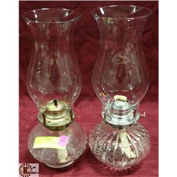PAIR OF COAL OIL LANTERNS