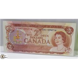 1974 $2 CANADIAN BILL