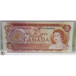 1974 $2 CANADIAN BILL