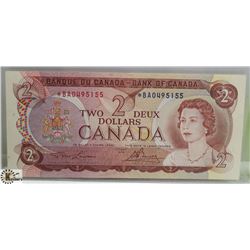 1974 $2 CANADIAN BILL