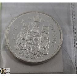 1963 CANADIAN 50 CENT COIN