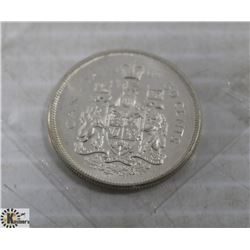 1965 CANADIAN 50 CENT COIN