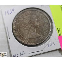 1964 CANADIAN SILVER DOLLAR