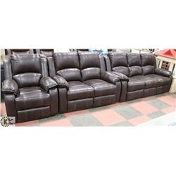 NEW MUNICH RECLINING SOFA 75", LOVESEAT 56", CHAIR