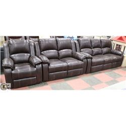 NEW MUNICH RECLINING SOFA 75", LOVESEAT 56", CHAIR