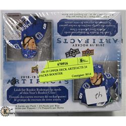 2018-19 UPPER DECK ARTIFACTS 24 PACKS BOOSTER