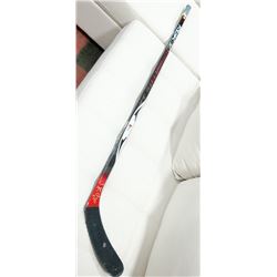 JAN HEJDA OILERS AUTOGRAPHED GAMED USED STICK.
