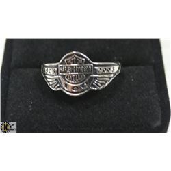 HARLEY DAVIDSON EMBLEM RING, SIZE 13