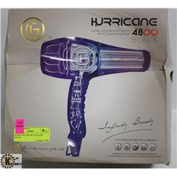 HURRICANE 4800 BLACK BLOW DRYER