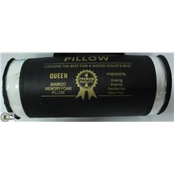 NEW QUEEN SIZE BAMBOO MEMORY FOAM PILLOW