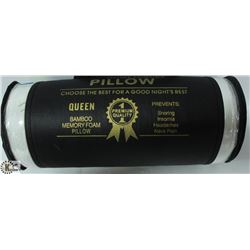 NEW QUEEN SIZE BAMBOO MEMORY FOAM PILLOW