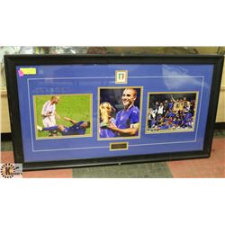 LARGE TEAM ITALY FRAMED WORLD CUP DISPLAY