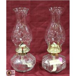 PAIR OF COAL OIL LANTERNS