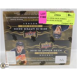 2018-19 UPPER DECK SERIES 1 YOUNG GUNS 24 PACKS