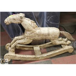 LARGE THAI ROCKING HORSE, 3FT LONG