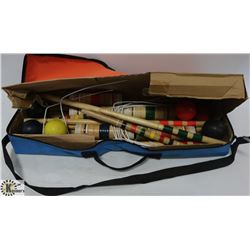 CROQUET SET IN CARRY CASE