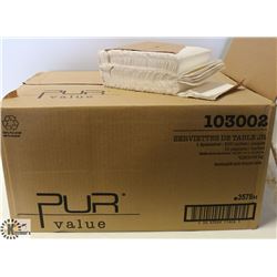 CASE OF NAPKINS, 18 PACKS OF 500 UNITS PER PACK