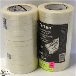 2 PACKS OF 12 ROLLS OF 3M TARTAN GENERAL PURPOSE