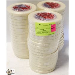 3 PACKS OF 18 ROLLS OF TESA FILAMENT TAPE 12MM