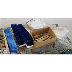 MIXED LOT OF WAREHOUSE SUPPLIES INCLUDES