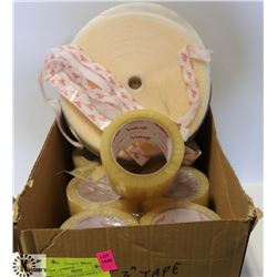 CASE OF MIXED TAPE, MAINLY 3" VIBAC CLEAR TAPE
