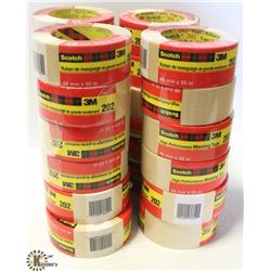 CASE OF 3M MASKING TAPE 24 ROLLS  48MM