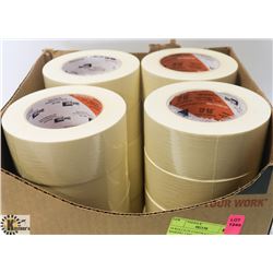 24 ROLLS OF CONTRACCTOR GRADE MAKING TAPE, 1.9"