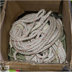BOX OF 5/8" ROPE WITH CONNECTORS