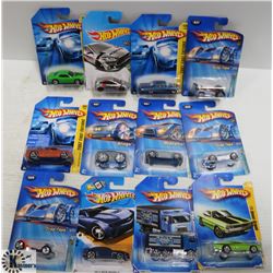 LOT OF 12 NEW HOT WHEELS CARS
