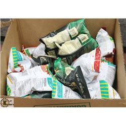BOX OF ASSORTED CHIPS