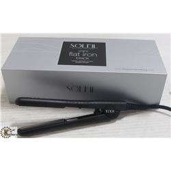 SOLEIL MINI BLACK FLAT IRON W/ CERAMIC PLATES
