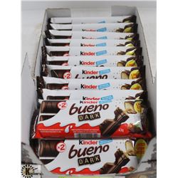 BOX OF KINDER BEUNO DARK CHOCOLATE BARS