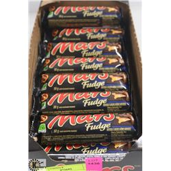 BOX OF MARS FUDGE CHOCOLATE BARS