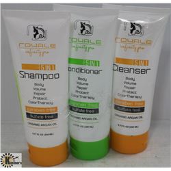 LOT OF 3 ROYALE INFINITY PRO ARGAN HEALTH PRODUCTS