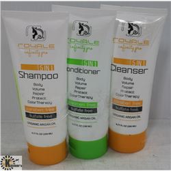 LOT OF 3 ROYALE INFINITY PRO ARGAN HEALTH PRODUCTS