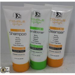 LOT OF 3 ROYALE INFINITY PRO ARGAN HEALTH PRODUCTS