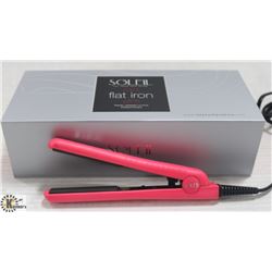 SOLEIL MINI PINK FLAT IRON W/ CERAMIC PLATES