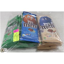 BAG OF ASSORTED M&M'S CHOCOLATE BARS