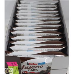 BOX OF KINDER BEUNO DARK CHOCOLATE BARS