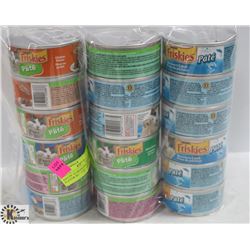 BAG OF 18 ASSORTED FLAVOUR FRISKIES CAT FOOD
