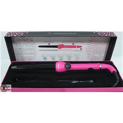 ROYALE PRO HOT PINK 25/18MM GRANDE CURLING WAND