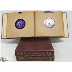 LOT OF 3 BINDERS OF ANTIQUE 78RPM RECORDS