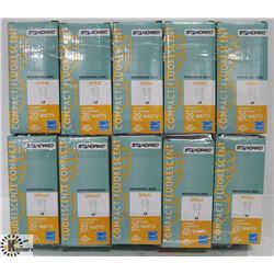 10 PACK OF PRO SERIES SPIRAL COMPACT FLUORESCENT