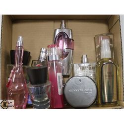BOX OF PERFUME TESTERS BRAND NAMES FROM